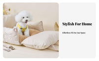 Multi-Use Small Dog Car Seat Comfortable Washable Pet Car Carrier Soft Padding for Travelers, Road Trips, Home