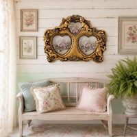 Ornate Heart Picture Frame Sculpted Vintage Ornate Frame Tabletop Display
