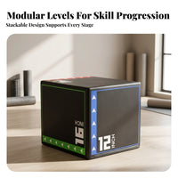 Padded Inner Foam Soft Exercise Box | Padded, Plyo Box, for Home Gym