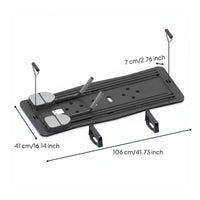 Sturdy Construction Multi-Functional Ab Workout Device Quiet Operation Automatic Rebound Ab Wheel Sweat-Absorbent Grips Core Exercise Equipment with Timer Non-Slip Wheels for Beginners, Home