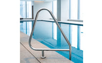 304 Stainless Steel Pool Ladder Handrail Rustproof Pool Handrail Hardware Bolt-on for Contractors, Wet-Entry Area