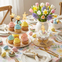 Acrylic Bunny Cupcake Picks Cut Acrylic Bunny Cake Pick Reusable Easter Cake Topper Set for DIY Enthusiasts, Families, Sweet Display, Bakeries