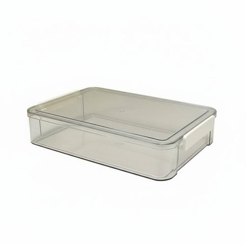 Files Storage Box Large Capacity Certificate Storage Container Clear Files Case for Students, Desktop, Bookshelf, Drawer