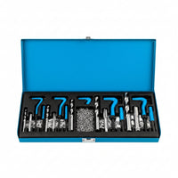 Metric Thread Repair Kit 131-Piece Portable Tap and Die Repair Kit
