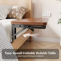 clamp-on Bed tray Foldable Design Folding Bed Frame Tray Space-Saving for children