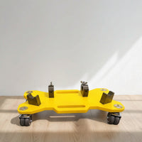 Kart Tow Frame Low-Profile Kart Trolley with Caster Wheels Heavy-Duty Rolling Stand for Garage Storage, Workshop