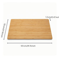 Bamboo Bed Board Rigid Bed Board with Rounded Corners Natural Wood for Sofa