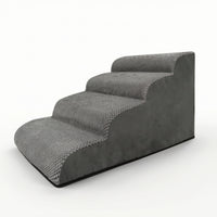 Pet Stair Ramp Stable Cat Ramp with Washable Cover Sturdy for Sofa, Bedroom