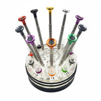 10 Pieces Watch Repair Screwdriver Set Precision Watch Screwdriver Bearing Steel Bits Hand Tool for Watchmakers