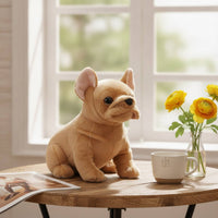 French Bulldog Stuffed Animal Compact French Bulldog Stuffed Toy Toy Frenchie Plushie Huggable Stuffed Toy Puppy Realistic