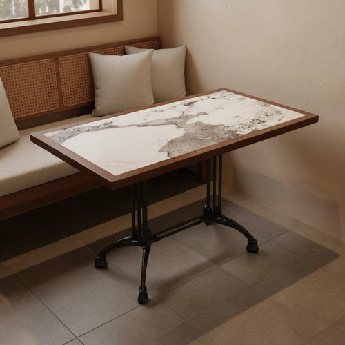 Rattan Booth Sofa Southeast Asian Design Curved Restaurant Booth Stable and Sturdy Wooden Frame Rattan Chair for Families, Restaurants, Cafes