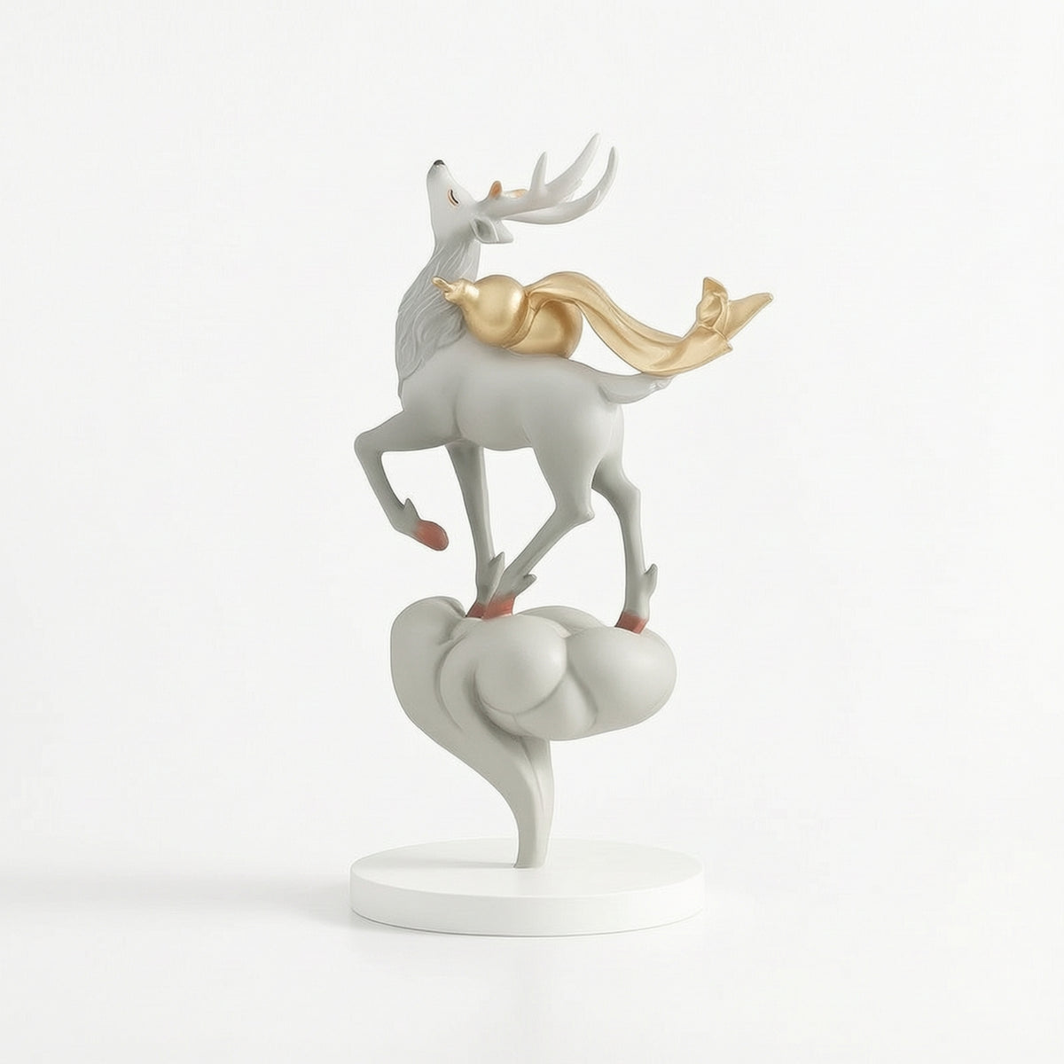 Deer Statue Modern Deer Figurine Sculpted for Entryway, Art Collectors