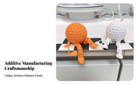 Great Gift Idea Sitting Golf Ball Man Unique Design 3D Printed Golf Figure for Golfers, Collectors, Shelf Decor, Office, Home