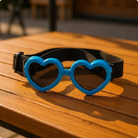 Heart-Shaped Pet Sunglasses Cute Heart-Shaped Dog Sunglasses Easy to Carry
