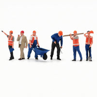 6 Pieces Diorama Figures Detailed Diorama Figures with Tools Fine Detail