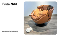 Rotating Armchair Designer-Inspired Lounge Chair Minimalist Design Ergonomic Comfort for Adults, Homeowners, Living Room