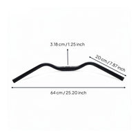 M-Shaped Handlebar Aluminum Alloy Gullwing Handlebar Long-Lasting