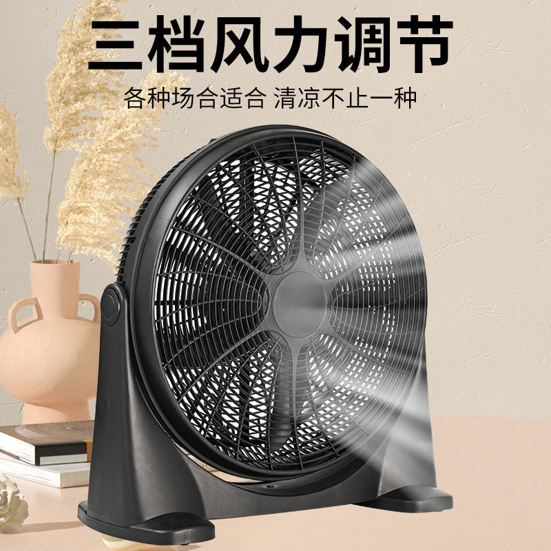 20 Inch Pedestal Fan with 3 Speeds, Low Noise, AC Motor, 220V UK Plug, Remote Control, Mechanical Operation