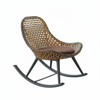 Woven swinger snug Lounger Woven Seat Rocking Chair Ergonomic D and Esign for spineyard