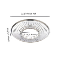 Oil-Draining Tray with Perforated Surface Slotted for Kitchen, Home Cooks