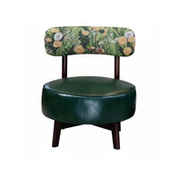 SunburstaestheticShaped Chair Reclining backrestrest Single Sofa rotating Base Plush Cushioning for Adults, Homeowners