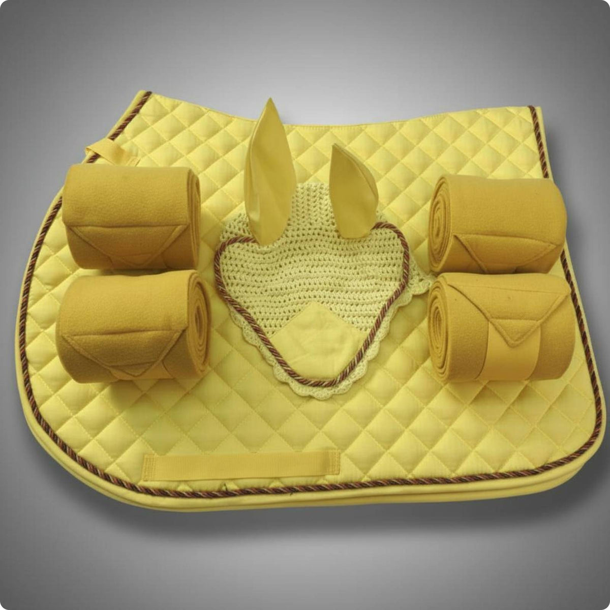 Racing Horse Tack Set Shielded Quilted Horse Pad Set Mesh for Riding, Training