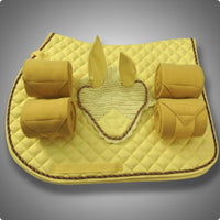 Racing Horse Tack Set Shielded Quilted Horse Pad Set Mesh for Riding, Training