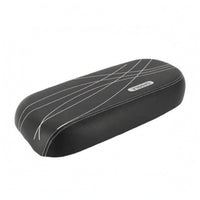Stitched Rear Bike Seat Cushion Smooth Bike Saddle Cushion Curved Line Graphics Cycle Seat Cover