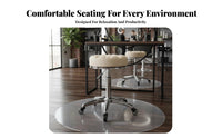 Height-Adjustable Padded Caster Stool 360-Degree Rotate Professional Chair High-Density Foam Easy to Clean for Spa, Studio