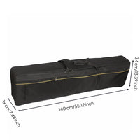 88-Key Electric Piano Bag Portable Waterproof Piano Carrying Bag Adjustable Straps Padded Keyboard Holder for Travel, Transport