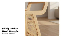 2-Tier Rolling Trolley Vintage design Side Table adaptable Use for Renters, Hosts