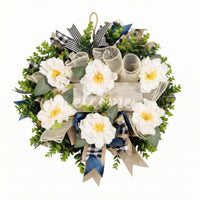 Eucalyptus Welcome Wreath Rustic Door Decor Floral