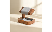 Watch Organizer with Tray Padded Watch Stand with Tray Countertop for Dressing Table, Retail Showcase