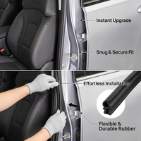 Door Seal Strip for Quiet Driving, Universal Car Door Rubber Seal Strip, Automot #variant:B-pillar Built-in Steel Sheet Type