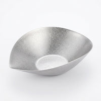Irregular Stainless Steel Plate, Snowflake Silver