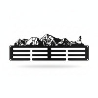 Wall Medal Hanger Black Medal Display Hanger Sturdy for Gym