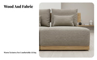 sectional Block Sofa Japanese aesthetic Reconfigurable sectional Sofa Nordic Aesthetic Easy Assembly for Apartment Dwellers