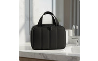 Travel Toiletry Bag Soft-Sided Toiletry Bag with Handles Structured Cosmetic Pouch with Handle for Journeyers, Weekend Trips, Hand Luggage