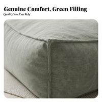Highposterior lounge chair Nordic & Design Armless Foam Lounger Relaxing Comfort Non-Slip Base for Students, Readers, Bedroom