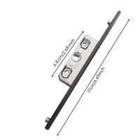 Opening Lock Box, Aluminum Casement panes, Stainless Steel, Protected Safety Latch, Multi-Functional Hardware