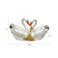 Swan Salt and Pepper Shakers Light Luxury Couple Swan Seasoning Bottle Holder