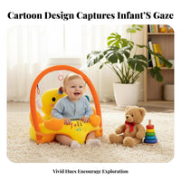 creatureShaped Sit-up Assistant Non-Slip Bottom Baby Seat Easy to Wash