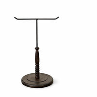 Jewelry Display Stand Wood and Metal Tabletop Decor Vintage Style
