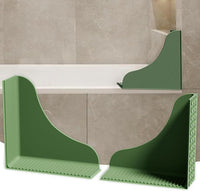 Silicone Shower Splash Guard Bathroom Corner Waterproof Baffle