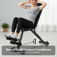 AdjustTorso and Legsle Sit-up Bench FoldTorso and Legsle Design Multi-Position Weight Bench Space-Saving StTorso and Legsle