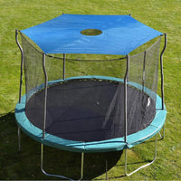 Trampoline Shade Cover Corner Attachment Points Hexagonal Trampoline Cover