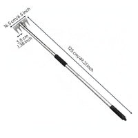 Detachable Blade Garden Hoe Multi-Functional Heavy Duty Weeding Rake Replaceable Tines Gardening Tool for Gardeners