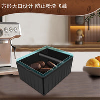 黑色家用咖啡渣桶收纳工具迷你粉渣桶敲渣盒加厚塑料咖啡机配件