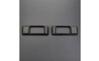 2 Pieces Rear Air Outlet Trim Cover Shiny Vent Outlet Molding Trim Car Accessory
