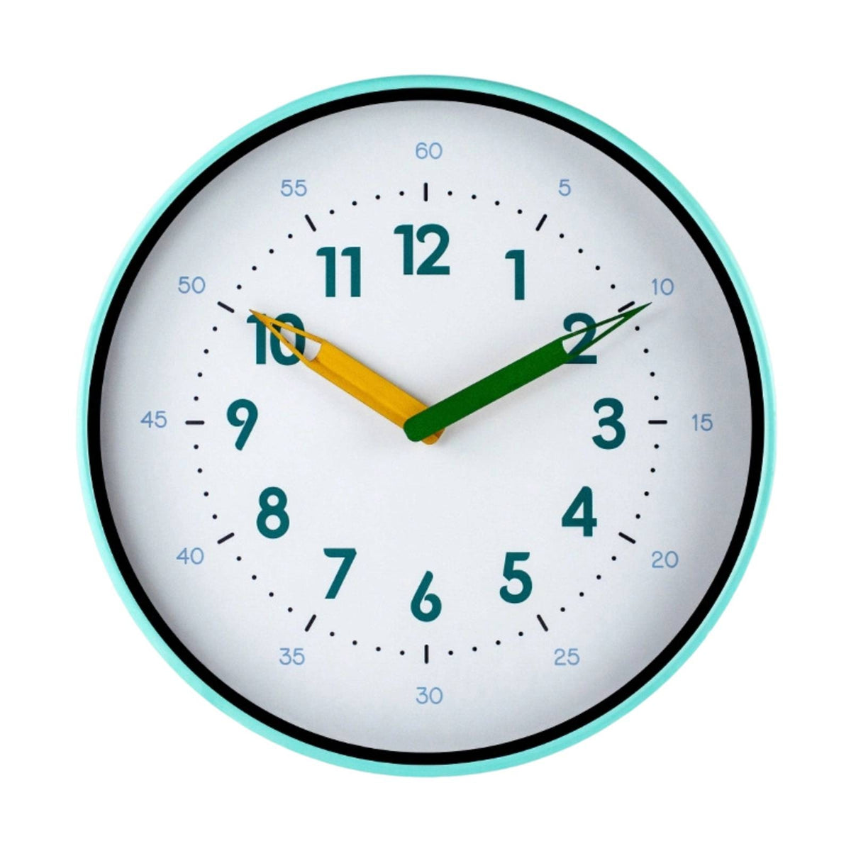 Quartz Wall Clock Round Analog Wall Clock Slim for Children